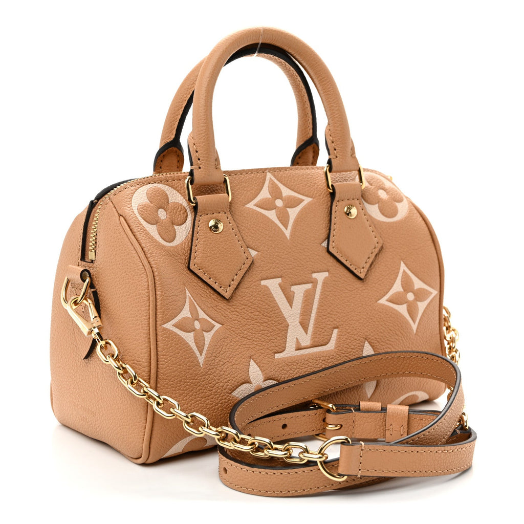 Empreinte Monogram Giant Speedy Bandouliere 20 Arizona Creme