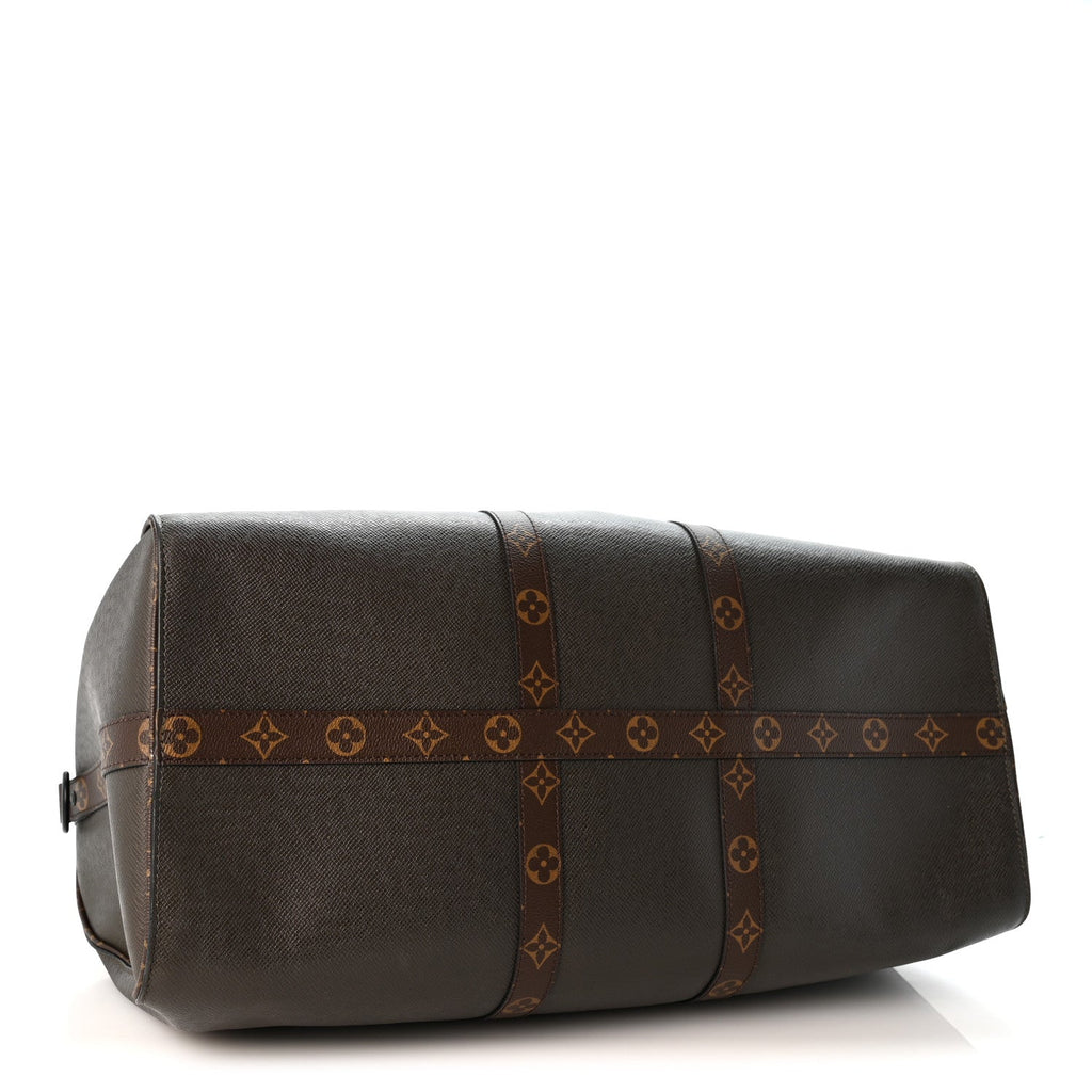 Taiga Monogram Keepall Bandouliere 50 Khaki