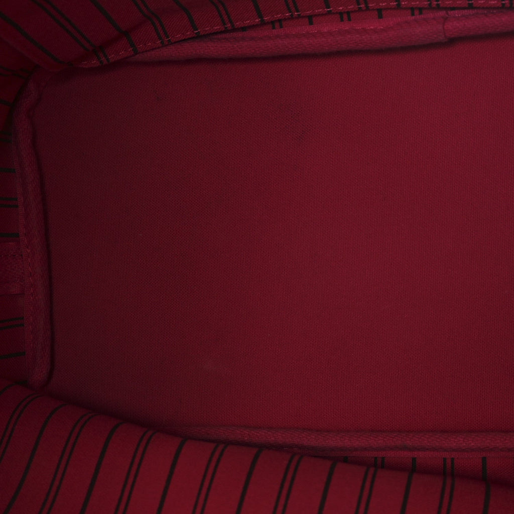 Monogram Bay Neverfull MM Rose Ballerine Poppy