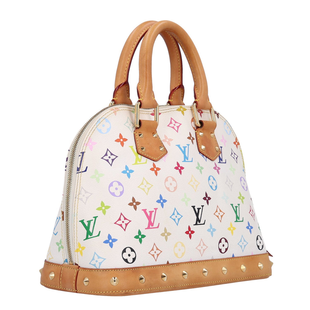 Monogram Multicolor Alma PM White