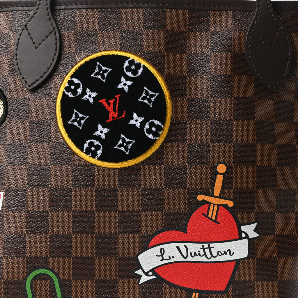 Damier Ebene Travel Stickers Neo Neverfull MM
