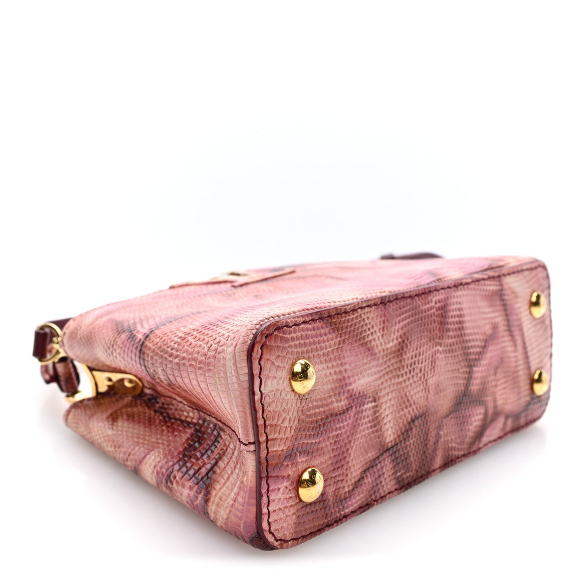 Lizard Mini Capucines Pink Multicolor