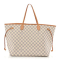 Damier Azur Neo Neverfull GM Rose Ballerine