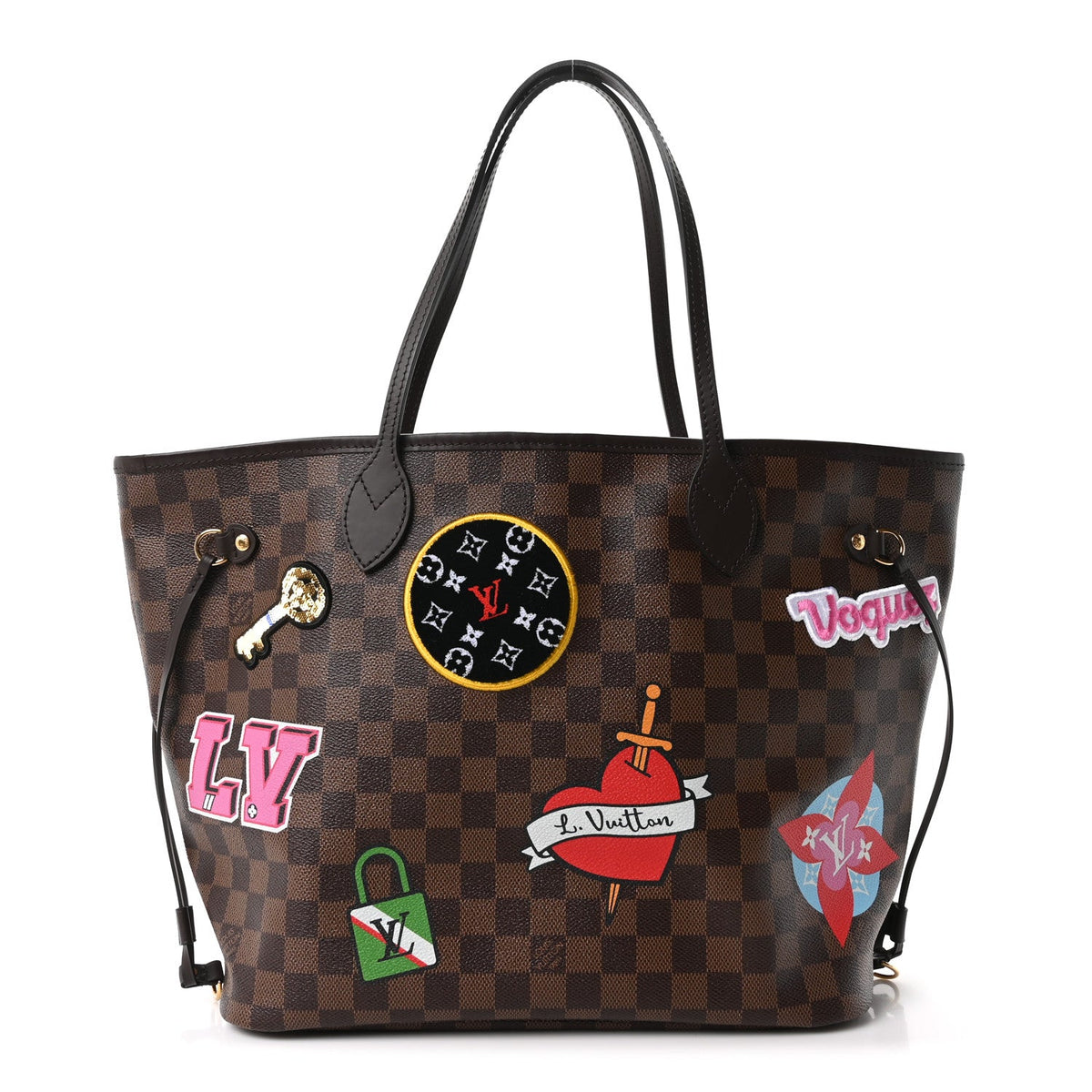 Damier Ebene Travel Stickers Neo Neverfull MM