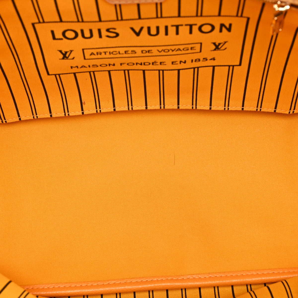 Monogram Inside Out Neverfull Bandouliere MM Jaune Safran