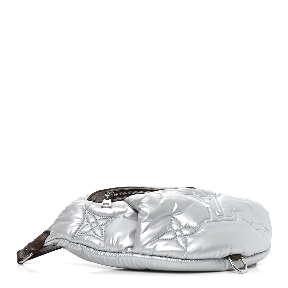 Econyl Monogram Pillow Bumbag Silver