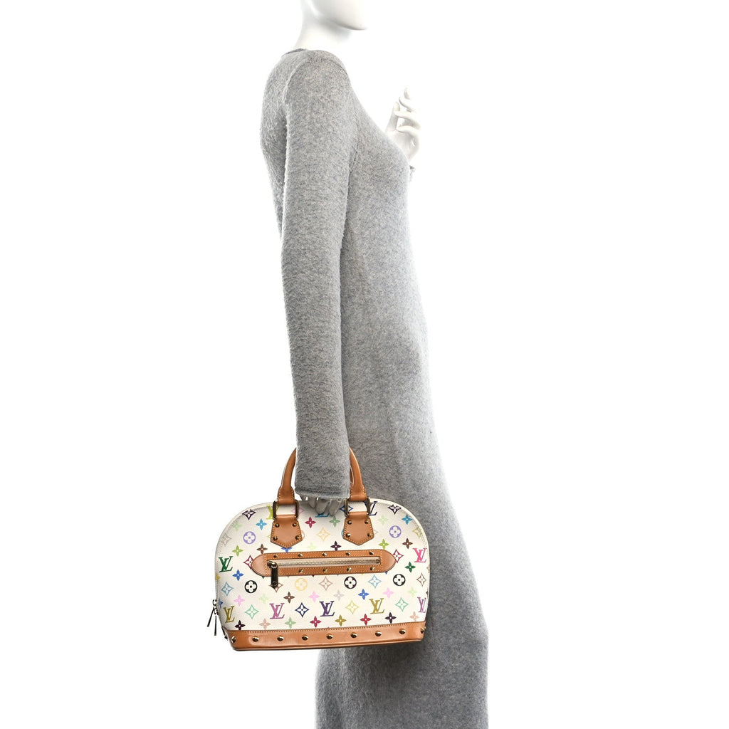 Monogram Multicolor Alma PM White