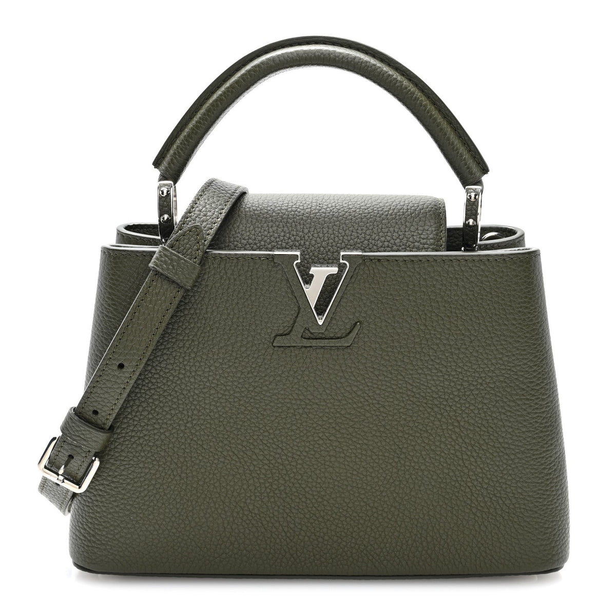 Taurillon Capucines BB Khaki