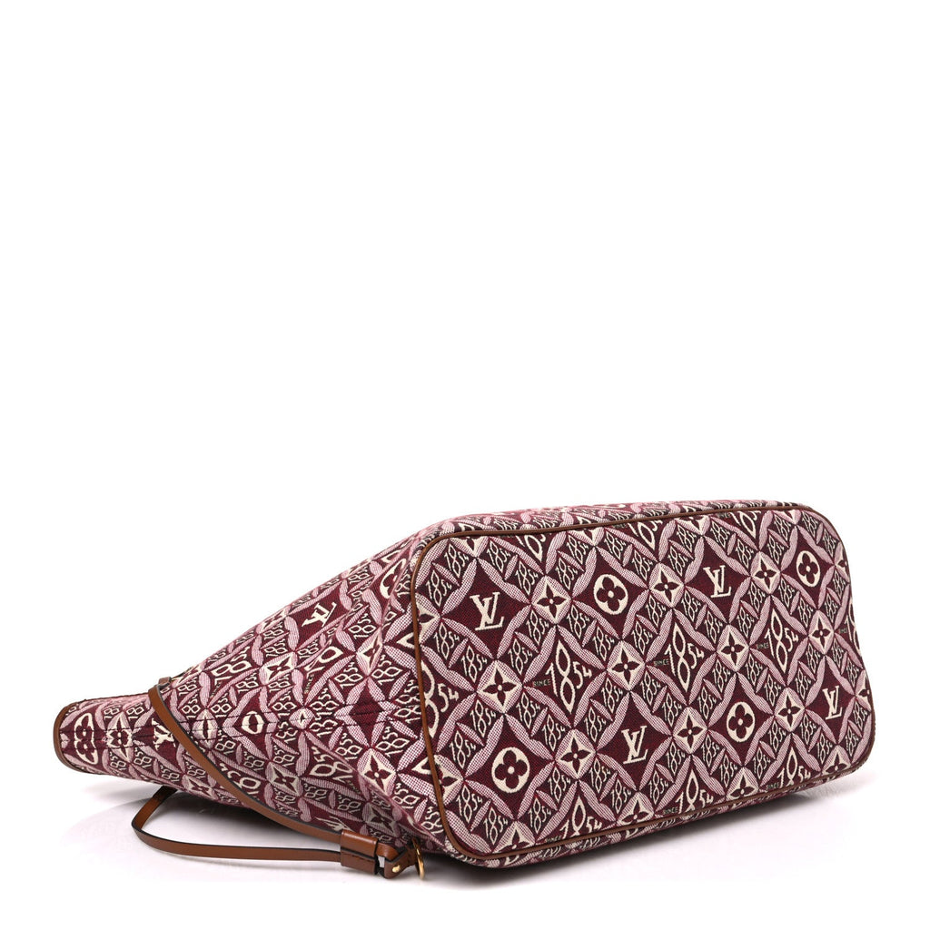 Jacquard Since 1854 Neverfull MM Bordeaux