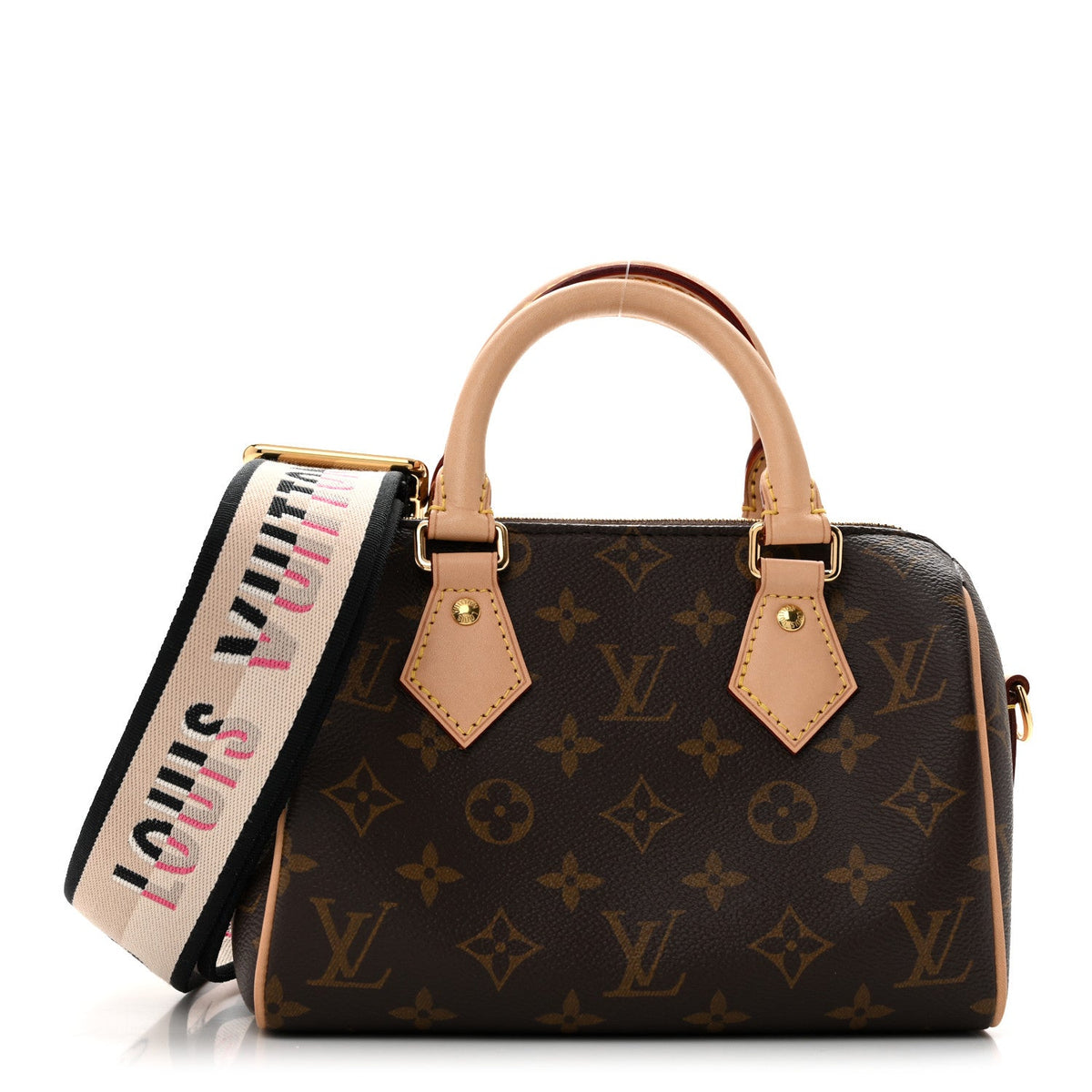 Monogram Speedy Bandouliere 20 Black