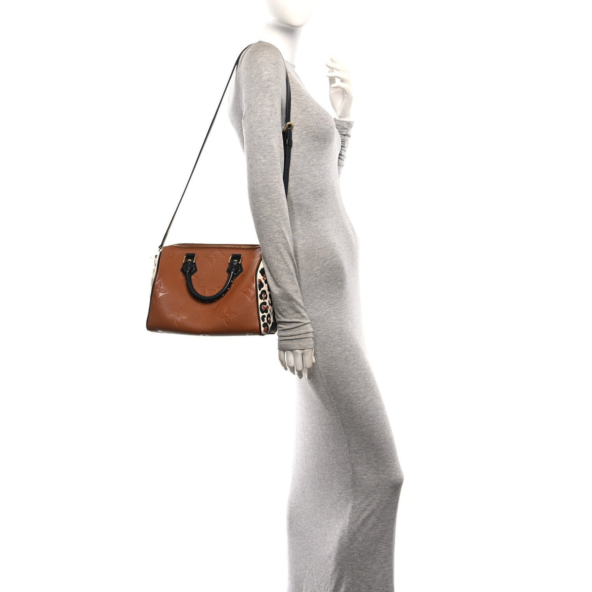 Empreinte Monogram Giant Wild At Heart Speedy Bandouliere 25 Caramel