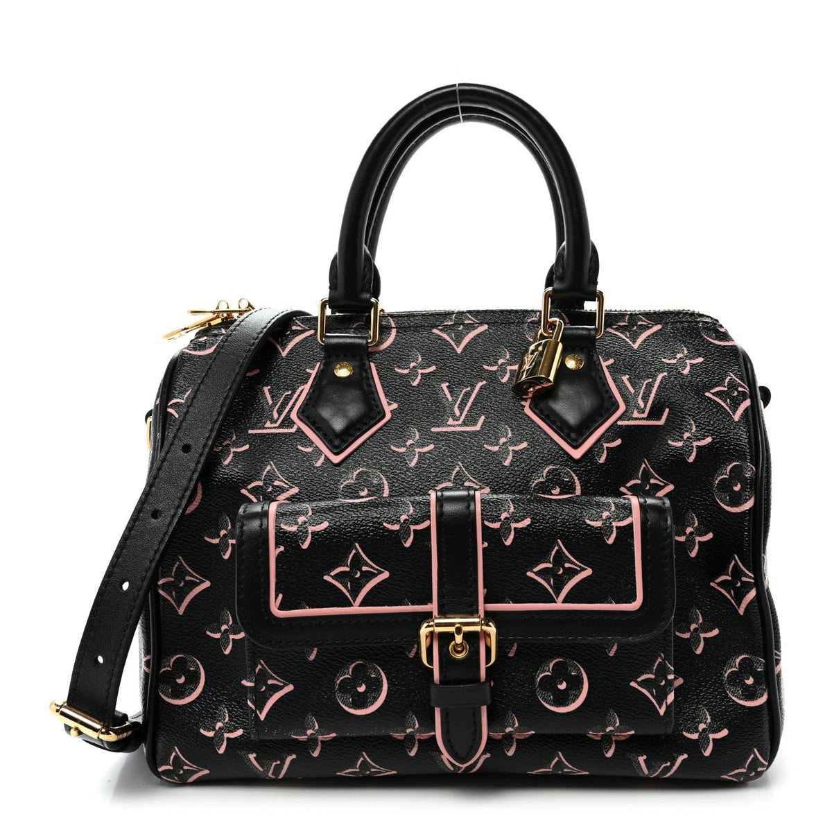 Monogram Fall for You Speedy Bandouliere 25 Black
