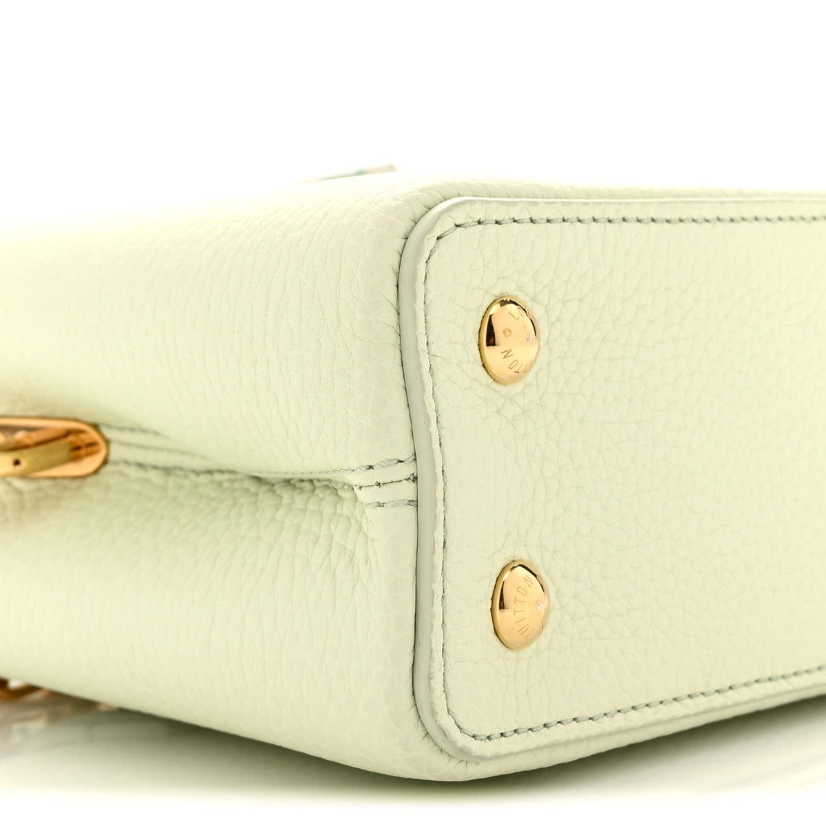LV X TM Taurillon Mini Capucines Vert d’Eau Green