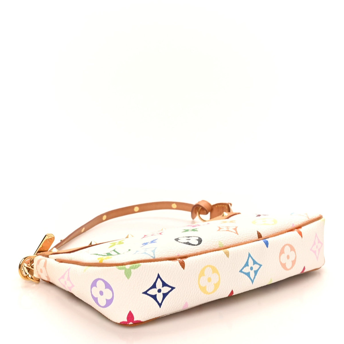 Monogram Multicolor Pochette Accessories White