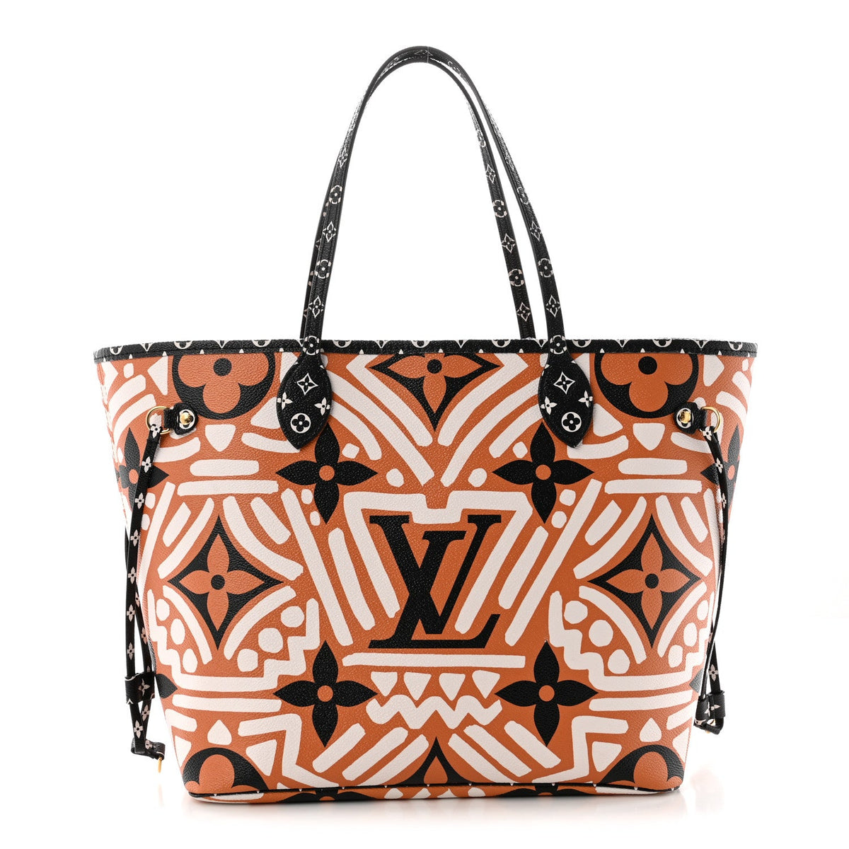Monogram Giant Crafty Neverfull MM Creme Caramel