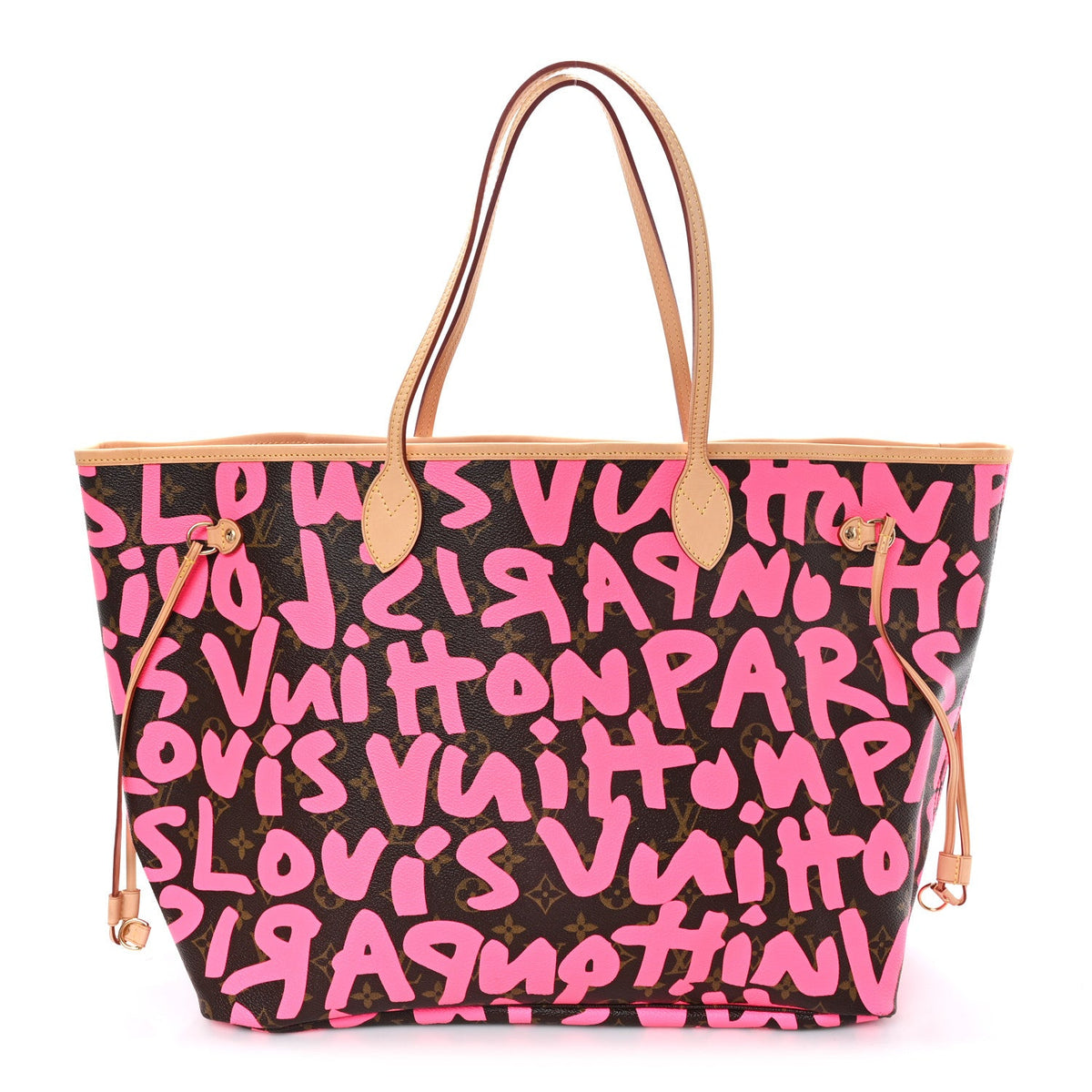 Monogram Graffiti Neverfull GM Fuchsia