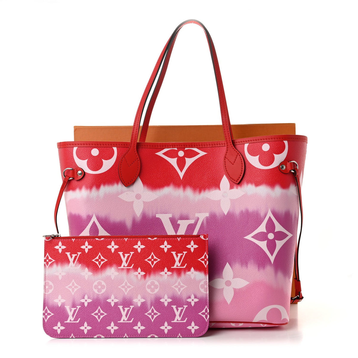 Monogram Escale Neverfull MM Rouge
