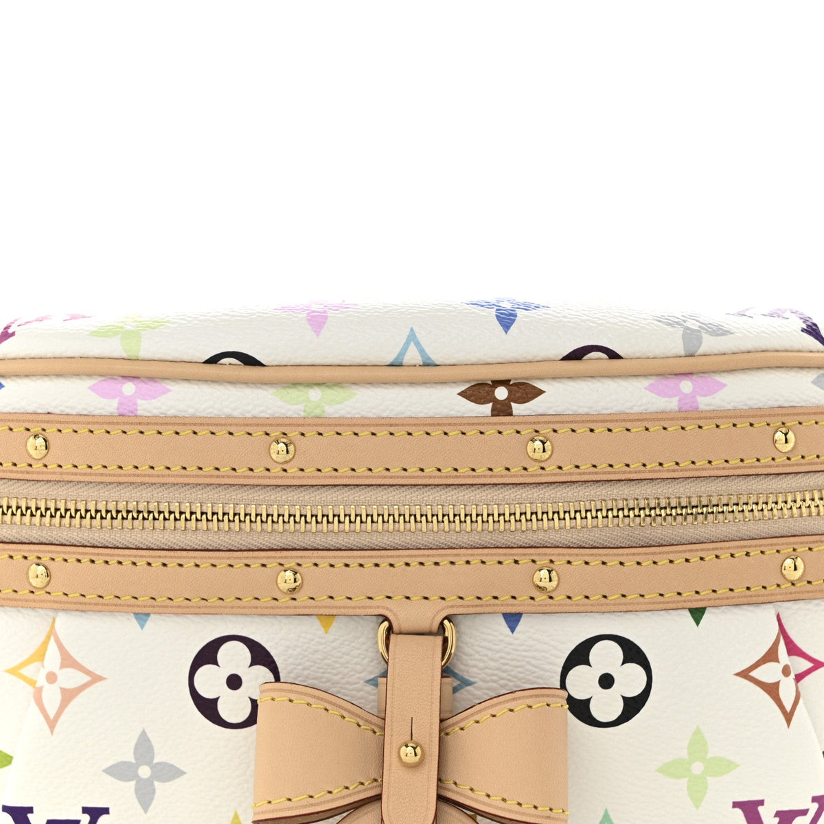 LV X TM Monogram Multicolor High Rise Bumbag White