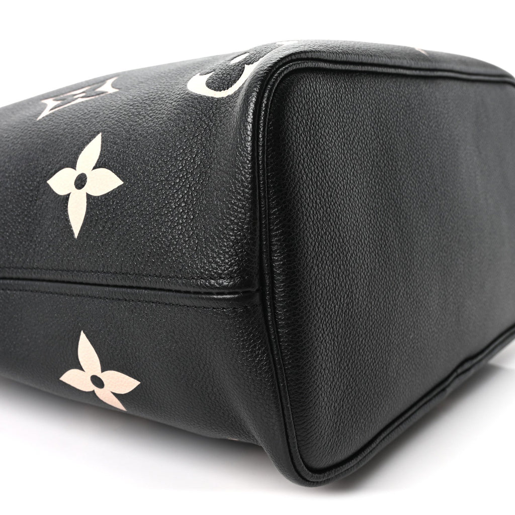 Empreinte Monogram Giant Neverfull MM Black Beige