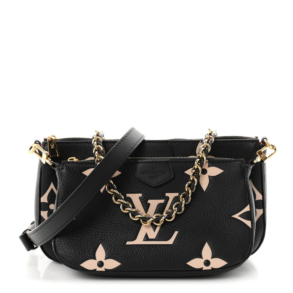 Empreinte Monogram Giant Multi Pochette Accessories Black Beige