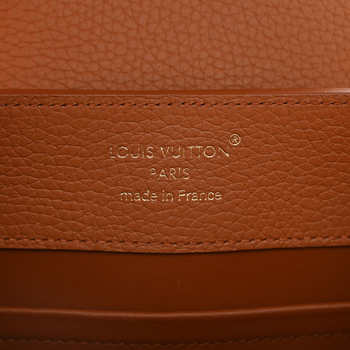 Taurillon Capucines BB Tan