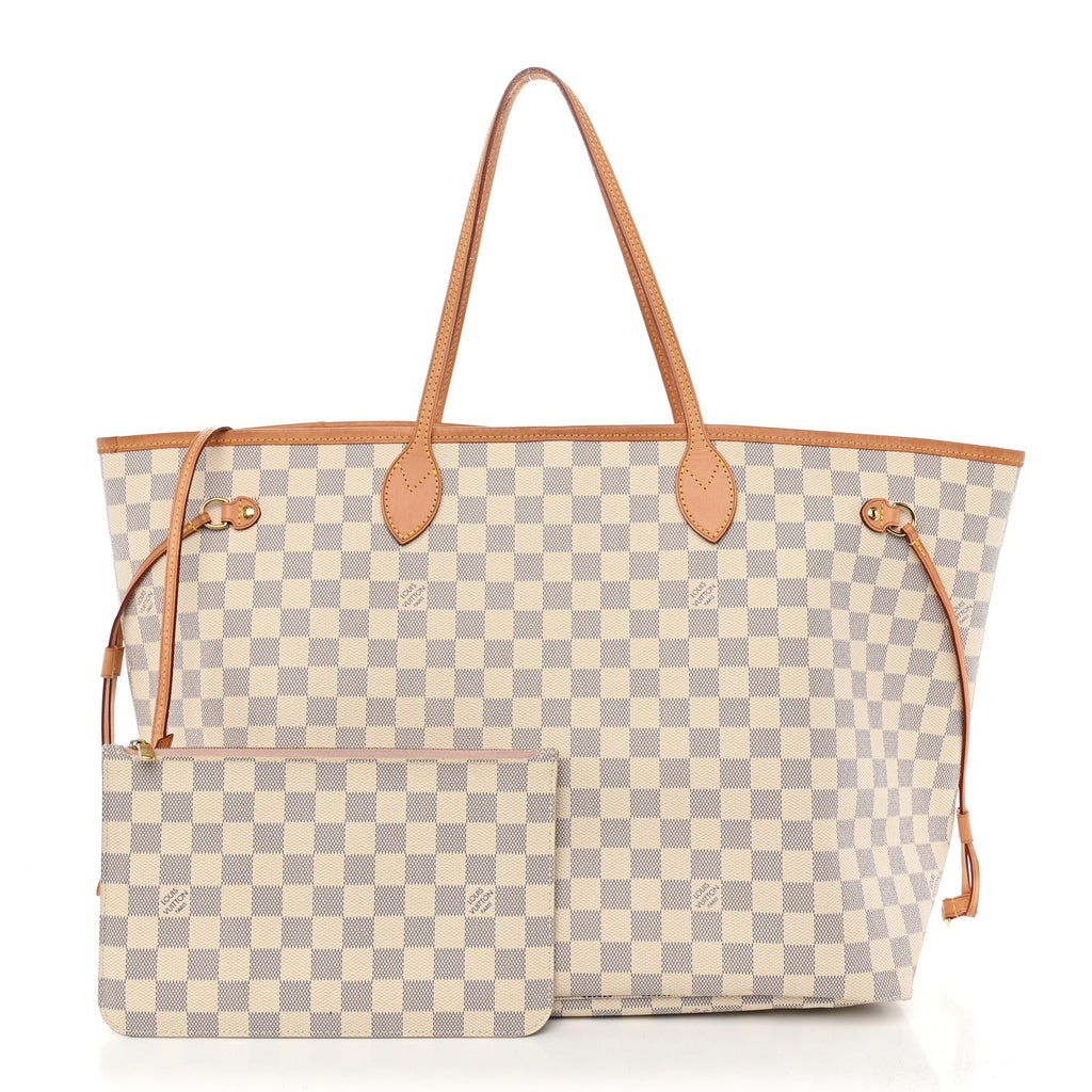 Damier Azur Neo Neverfull GM Rose Ballerine