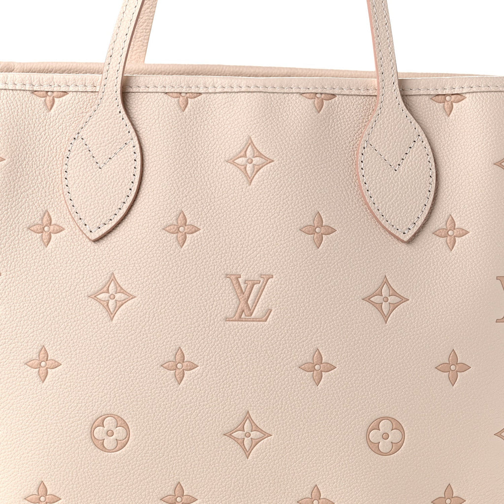 Monogram Debossed Neverfull MM Eden