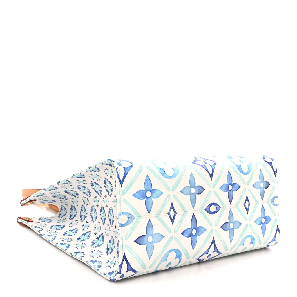 Monogram Tiles By The Pool Onthego MM Lagoon Blue