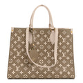 Empreinte Monogram Spring In The City Onthego MM Kaki Beige Cream