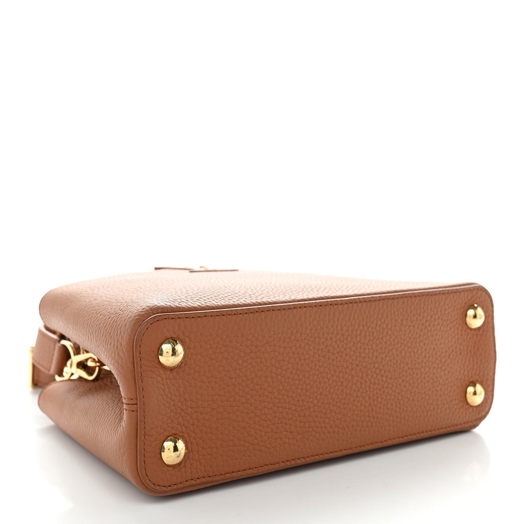 Taurillon Capucines BB Tan