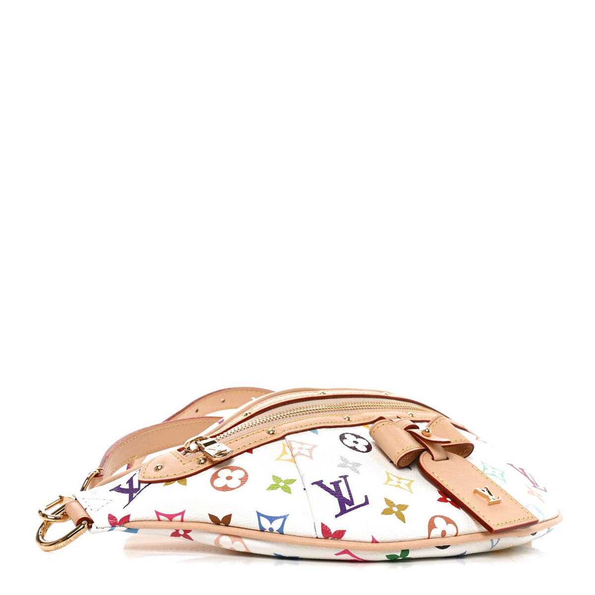 LV X TM Monogram Multicolor High Rise Bumbag White
