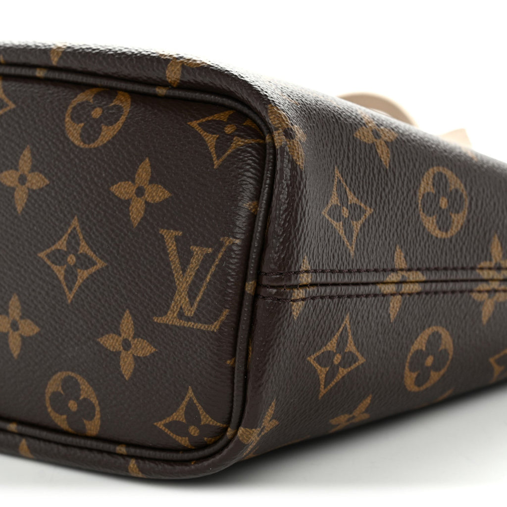 Monogram Neverfull Inside Out Bandouliere BB Limestone