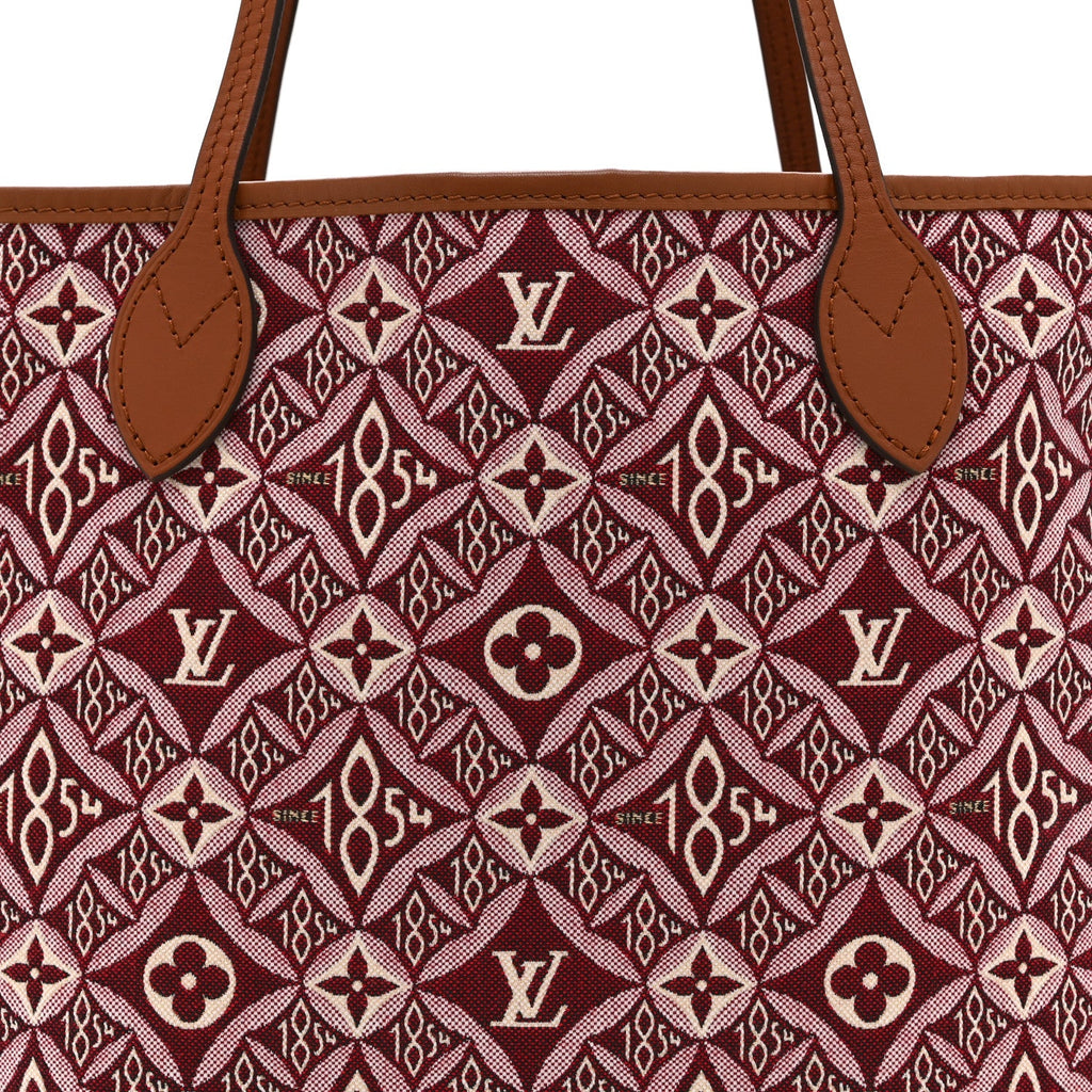 Jacquard Since 1854 Neverfull MM Bordeaux