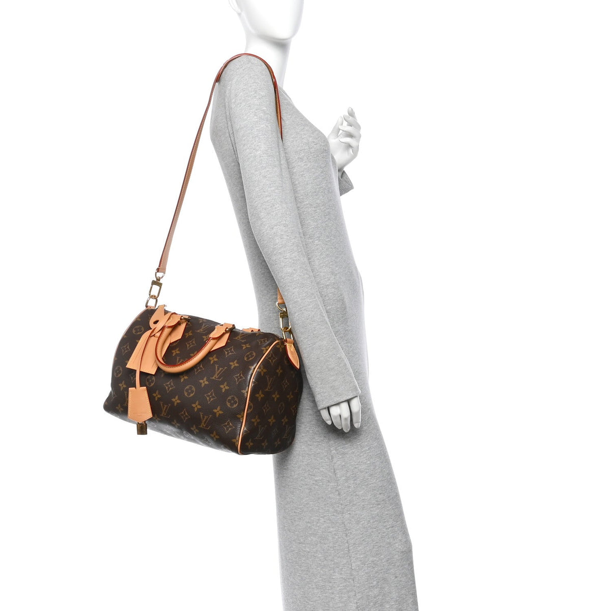 Calfskin Monogram Speedy P9 Bandouliere 30
