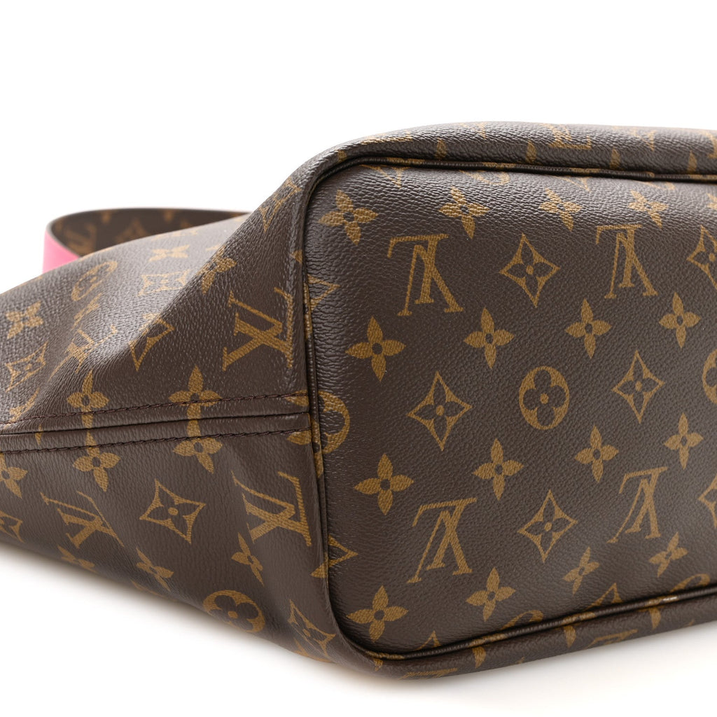 Monogram Inside Out Neverfull Bandouliere MM Rose Pondichery Rose Pondichery