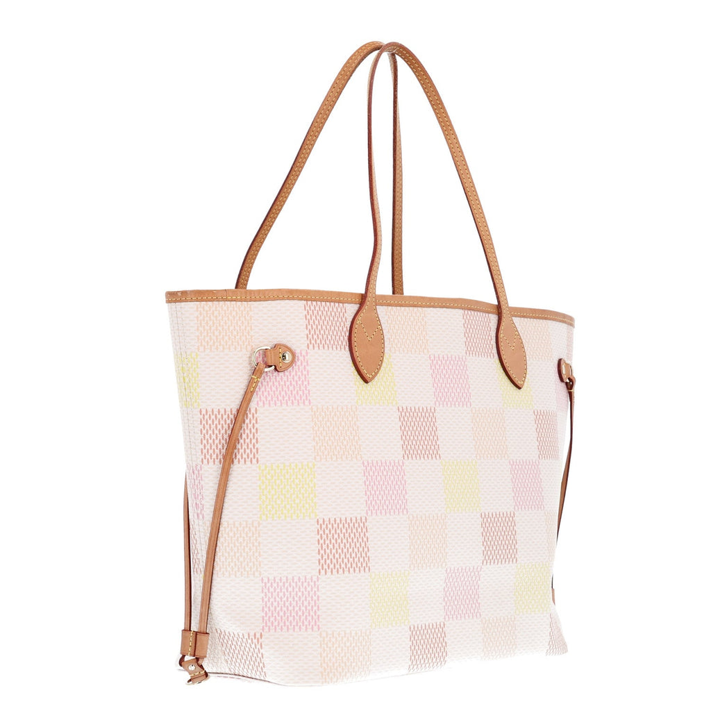 Damier Giant Neverfull MM Peach