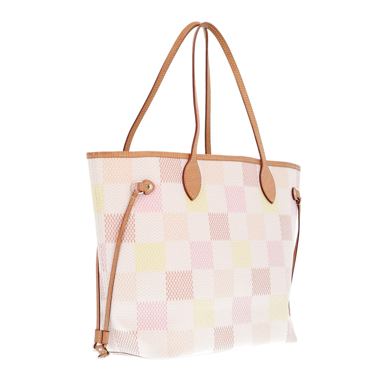 Damier Giant Neverfull MM Peach
