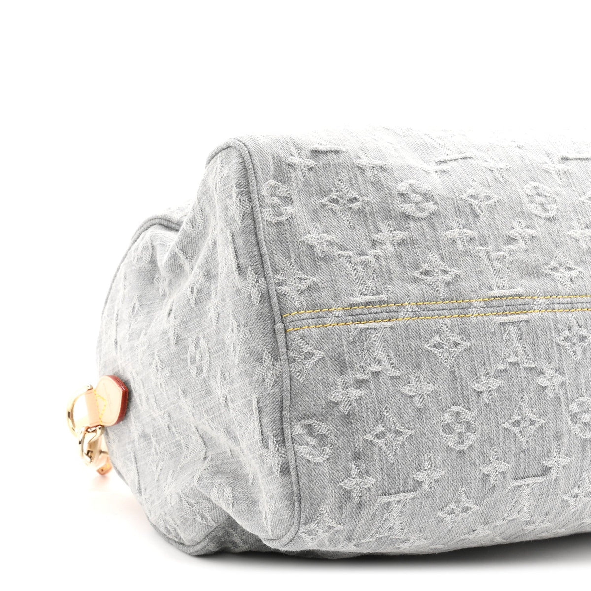 Monogram Denim Speedy Soft 30 Washed Gray