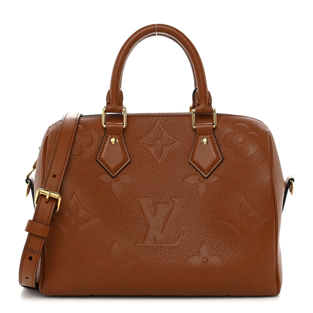 Empreinte Monogram Giant Speedy Bandouliere 25 Cognac