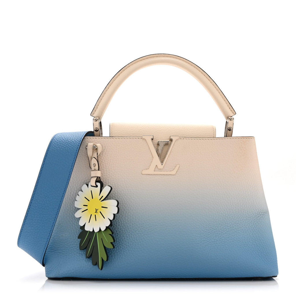 Taurillon Capucines MM Gradient Blue