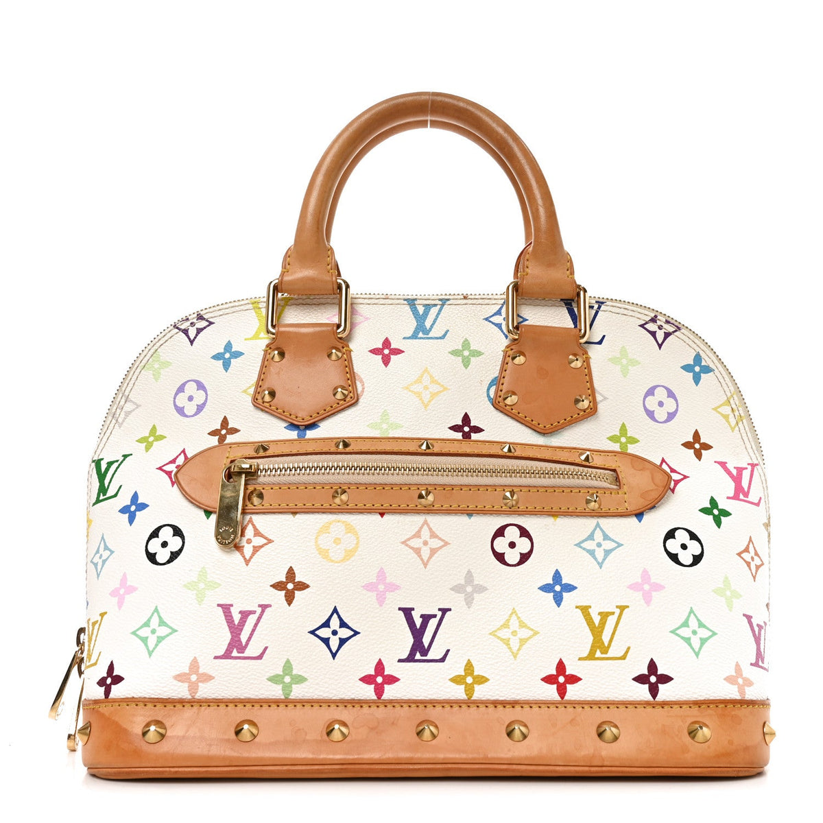Monogram Multicolor Alma PM White