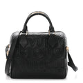Calfskin Embossed Mini Cube Speedy Black