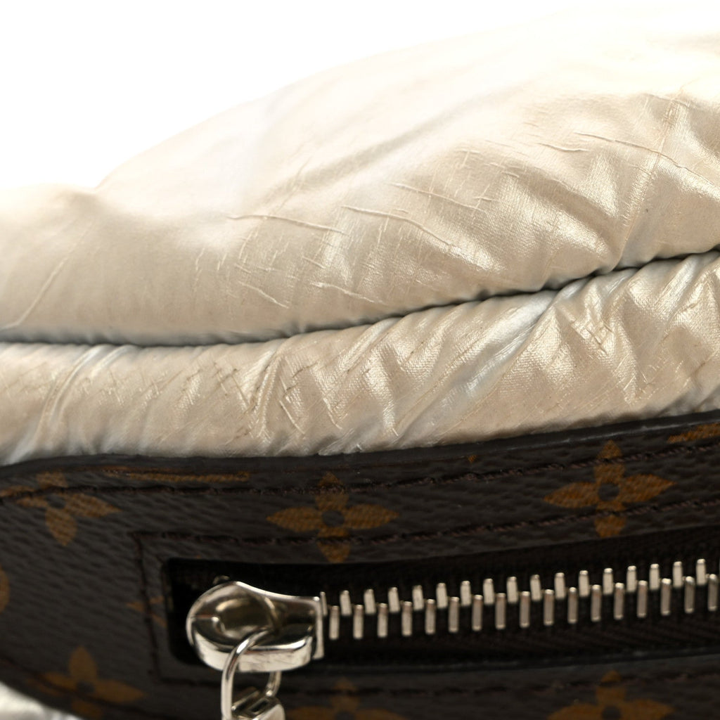 Econyl Monogram Pillow Bumbag Silver
