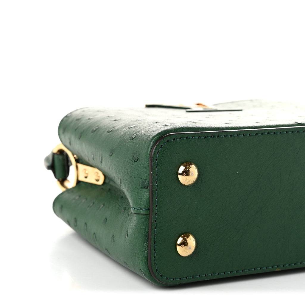 Ostrich Capucines Mini Mint