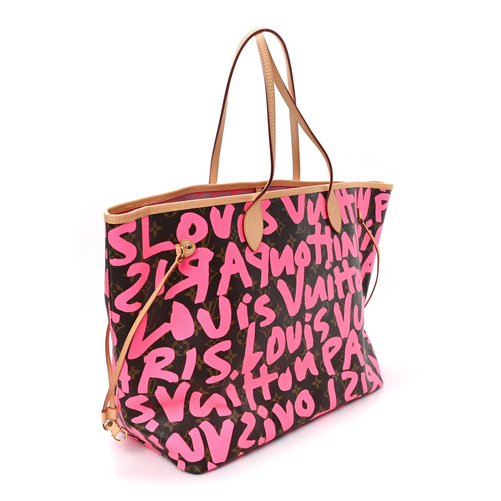 Monogram Graffiti Neverfull GM Fuchsia