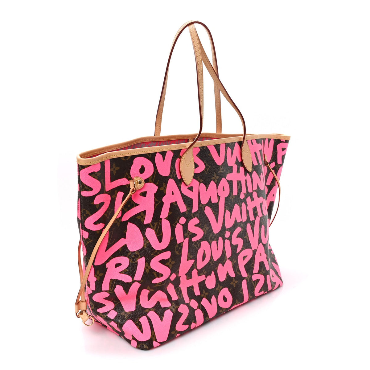 Monogram Graffiti Neverfull GM Fuchsia