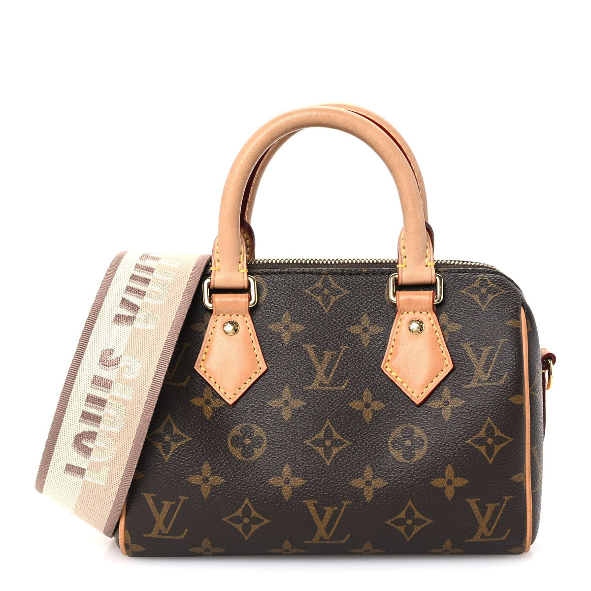 Monogram Speedy Bandouliere 20 Beige