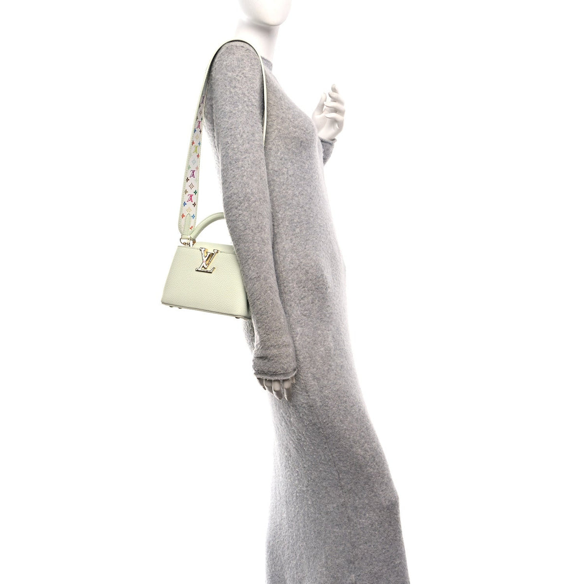 LV X TM Taurillon Mini Capucines Vert d’Eau Green