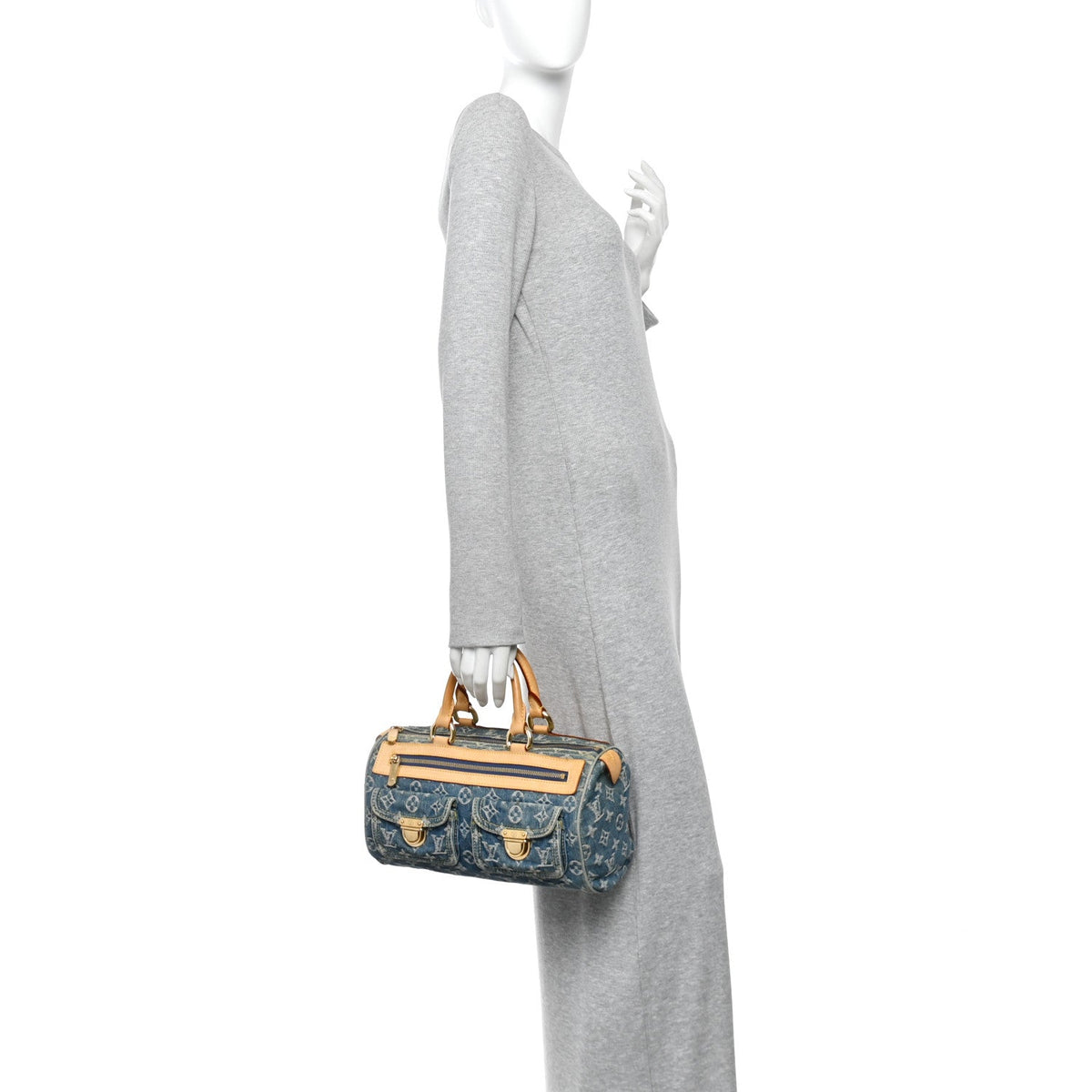 Monogram Denim Neo Speedy Blue