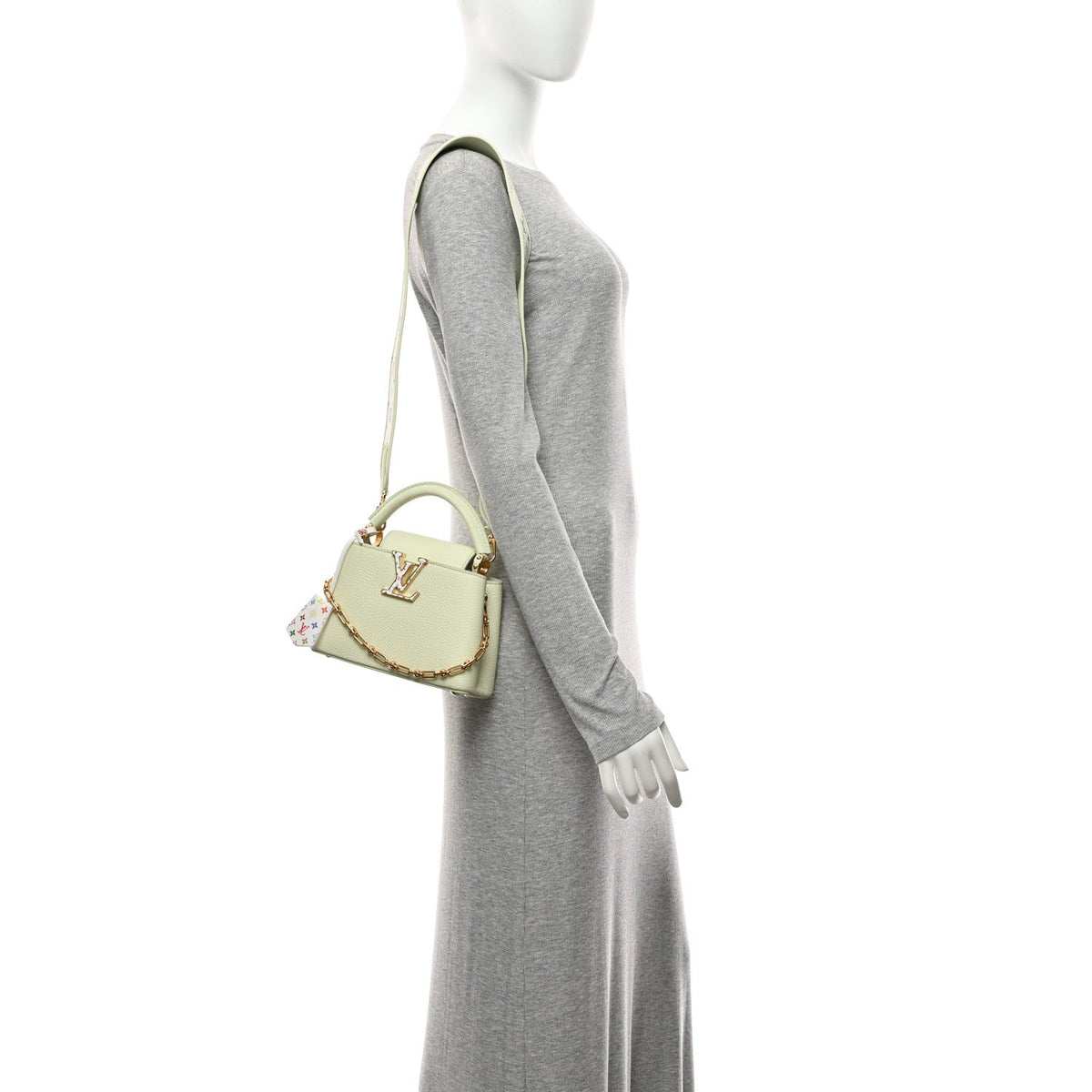 LV X TM Taurillon Mini Capucines Vert d’Eau Green